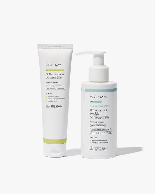 Zestaw BALANCED COMBO: Balsam do demakijażu i Oczyszczająca emulsja do mycia