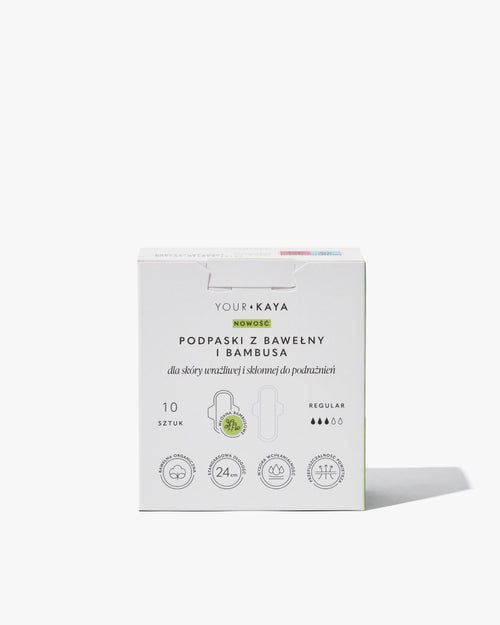 Podpaski z bawełny i bambusa