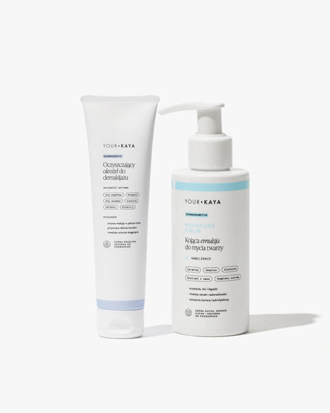 Zestaw COMFORT COMBO: Oleożel do demakijażu i Kojąca emulsja do mycia