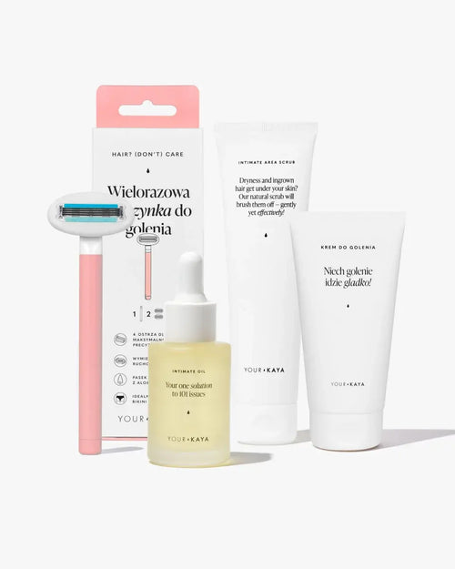 Complete Body Shaving Routine Kit: Razor, Two Heads and Bestsellers