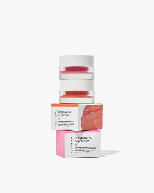 Zestaw: 2x pielęgnujący róż do policzków