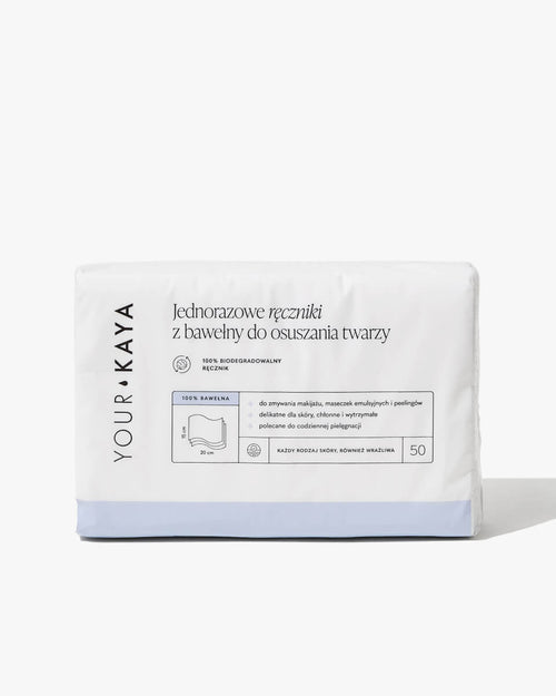 Jednorazowe ręczniki z bawełny do osuszania twarzy