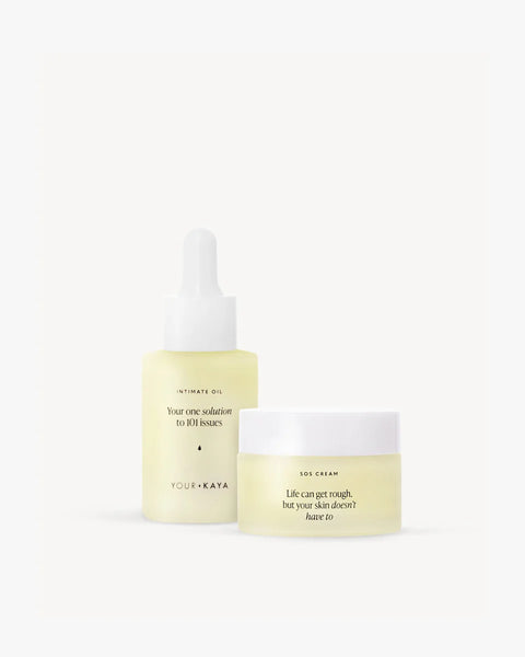 Zestaw: olejek intymny i krem SOS