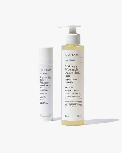 Set: washing gel and face cream