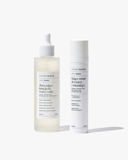 Set: exfoliation treatment and serum