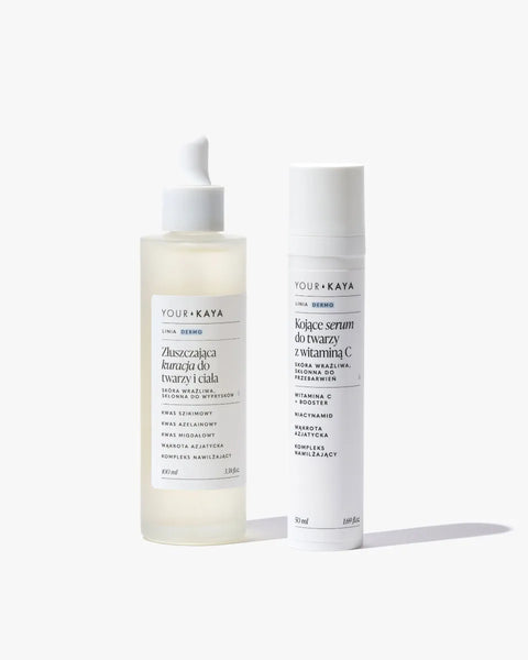 Set: exfoliation treatment and serum