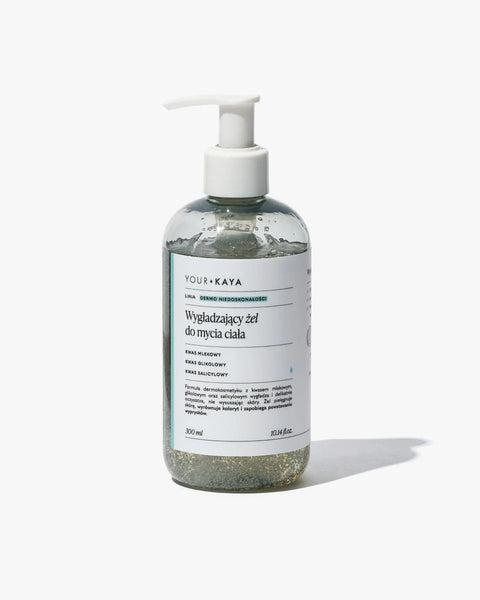 Smoothing body wash gel