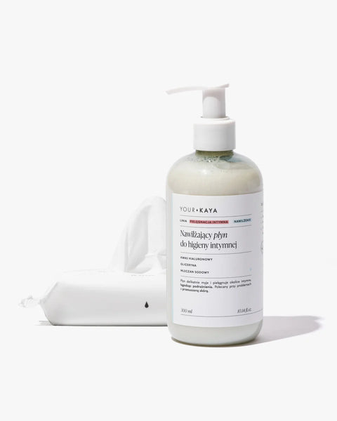 Set: intimate hygiene fluid + intimate hygiene wipes