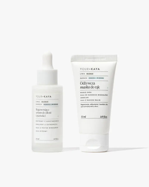 Set: nourishing mask and regenerating hand serum