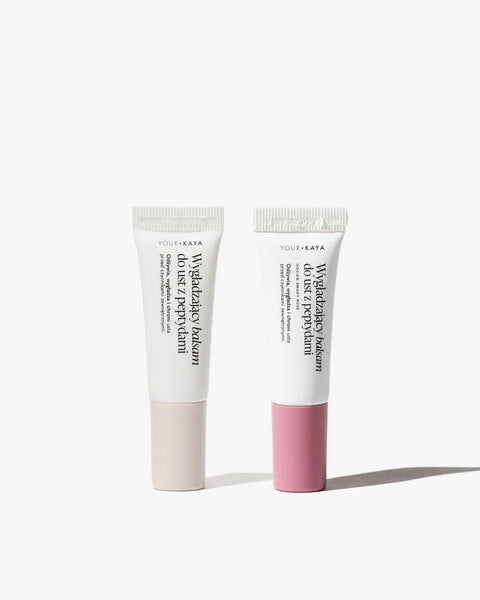 Set: lip balm with peptides, colorless, and lip balm with peptides in a color of your choice