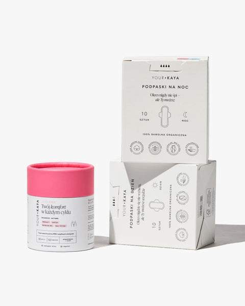 Set: Less PMS and Pads for day and night