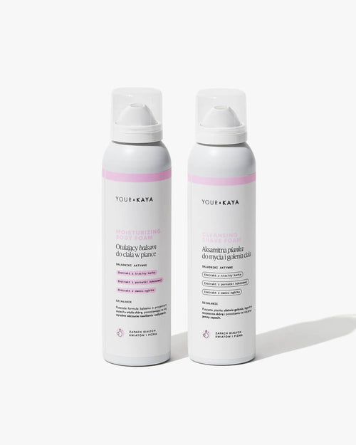 Zestaw: balsam do ciała i pianka do mycia i golenia