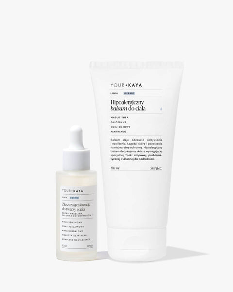 Set: exfoliation treatment and hypoallergenic balm
