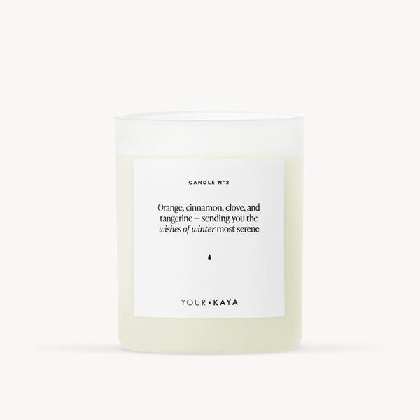 Natural scented soy candle