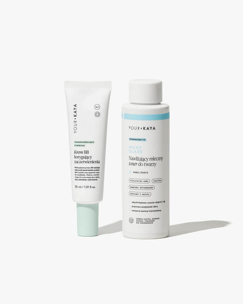 Zestaw: Krem BB i Mleczny toner