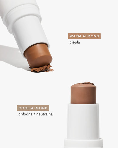 Zestaw: róż, rozświetlacz i bronzer w sticku