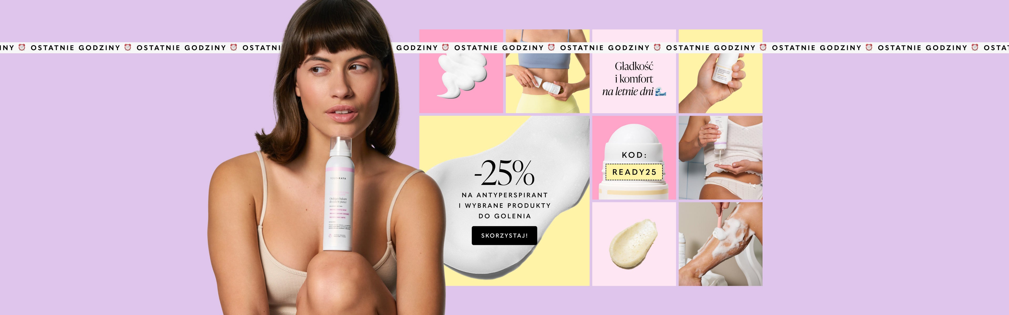 Promocja READY25 golenie deo FOMO