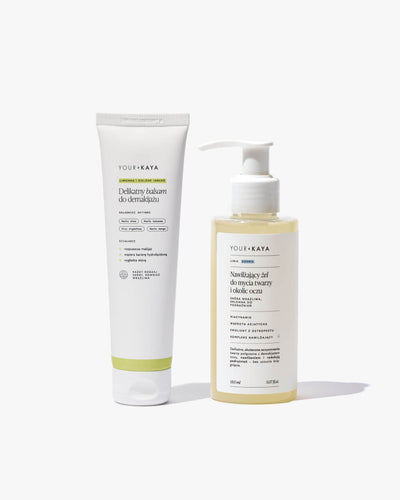 Zestaw EVERYDAY COMBO: Osmożel lub Balsam do demakijażu i Nawilżający żel do mycia