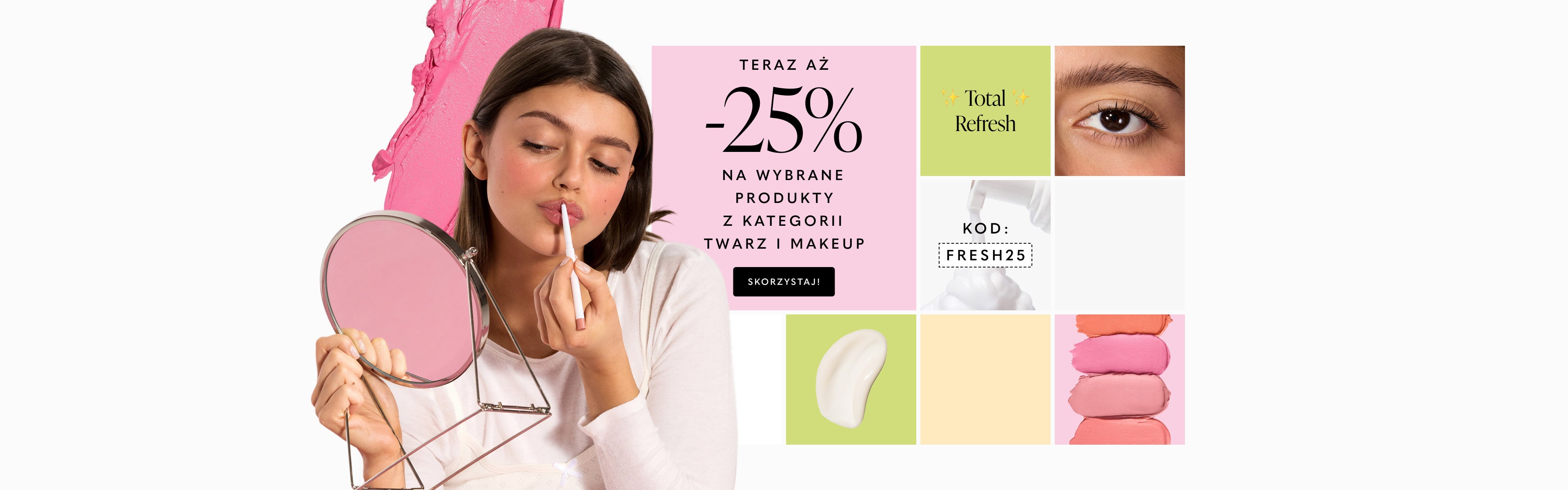 Promocja FRESH25 makeup_face nie-fomo