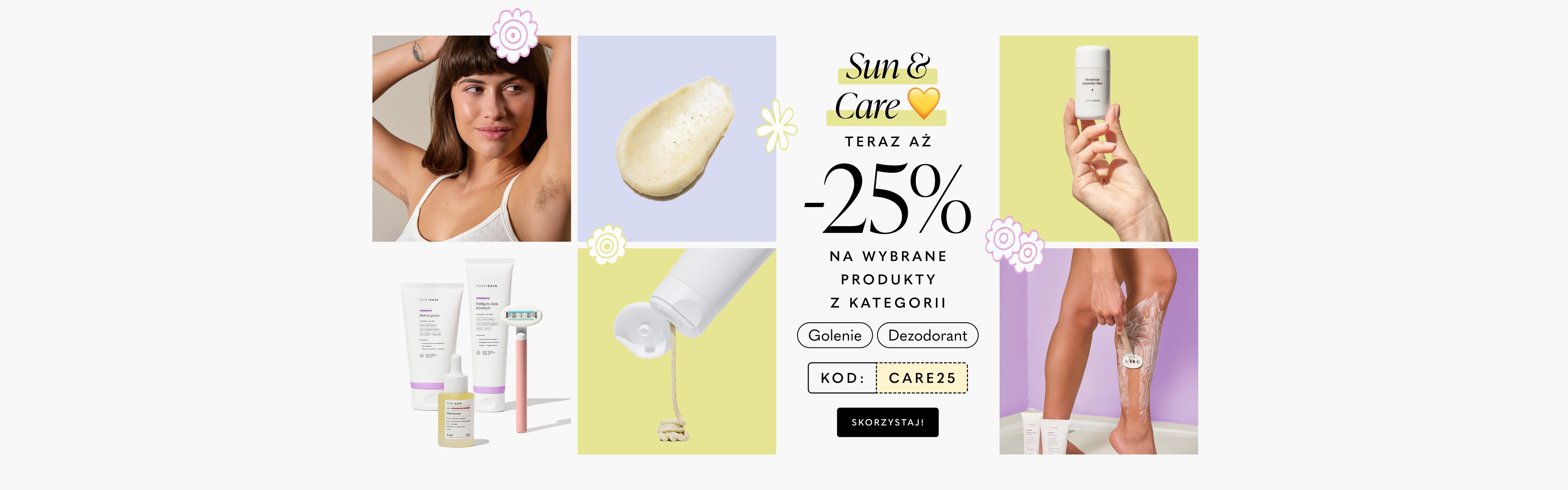 Promocja CARE25 - Golenie i deo nie-fomo