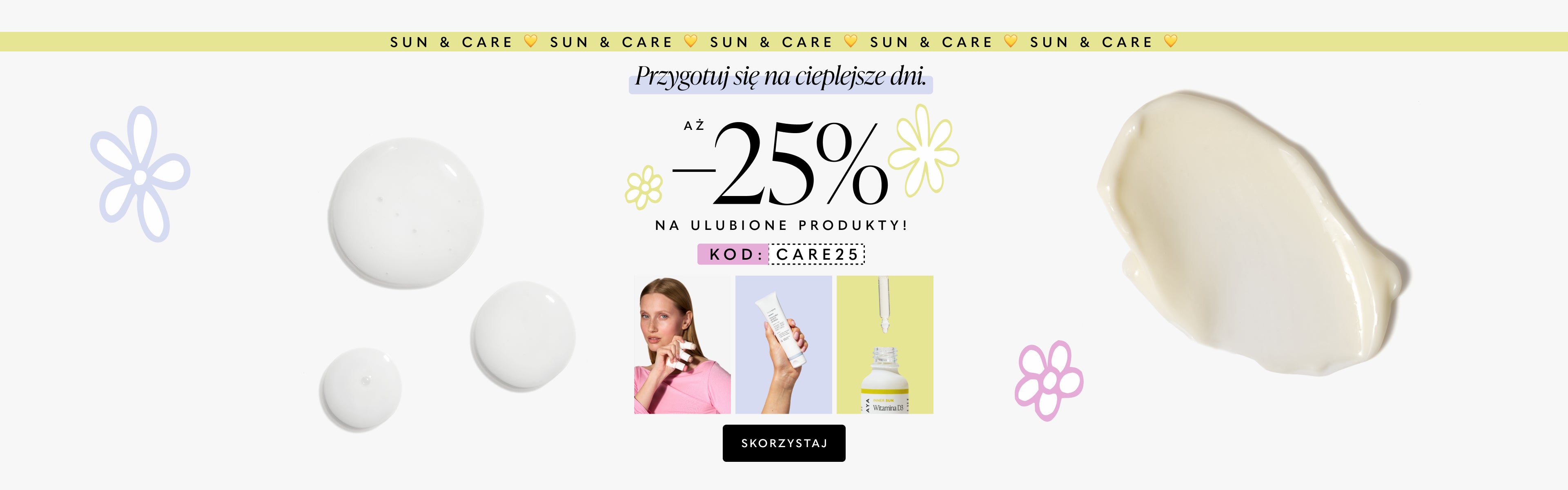 Promocja CARE25 banner HP