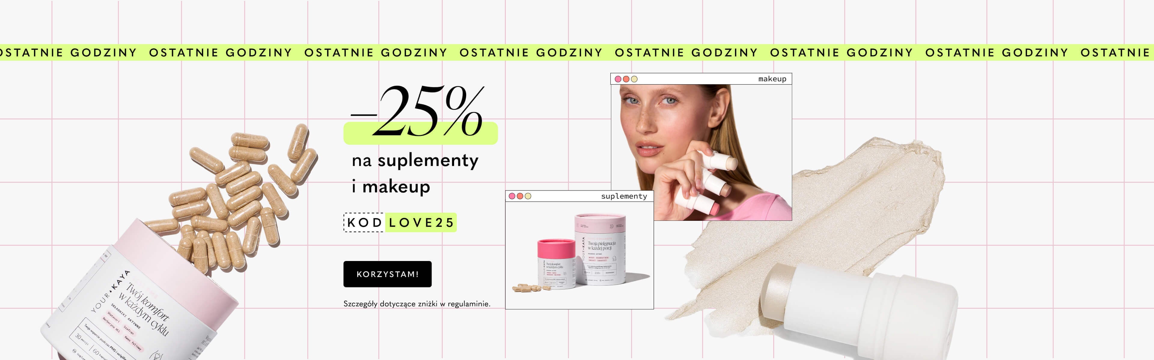 Promocja Suplementy i Makeup FOMO