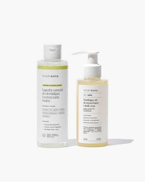 Zestaw EVERYDAY COMBO: Osmożel lub Balsam do demakijażu i Nawilżający żel do mycia