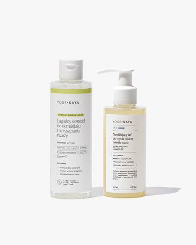 Zestaw EVERYDAY COMBO: Osmożel lub Balsam do demakijażu i Nawilżający żel do mycia