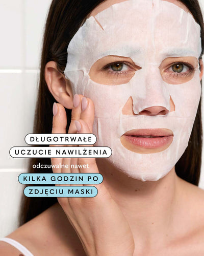 Zestaw: mleczny toner i nawilżająca maska-serum w płachcie