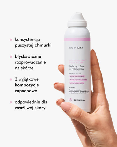 Otulający balsam do ciała w piance