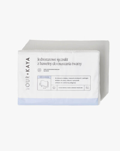 Jednorazowe ręczniki z bawełny do osuszania twarzy