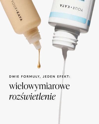 Zestaw: Mleczny toner i Rozświetlacz w płynie do twarzy i ciała