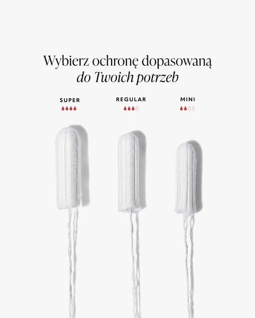 Tampony z bawełny organicznej