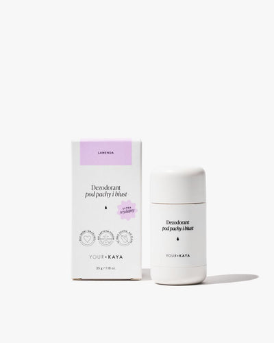 A delicate deodorant for the armpits and bust.