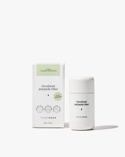 A delicate deodorant for the armpits and bust.