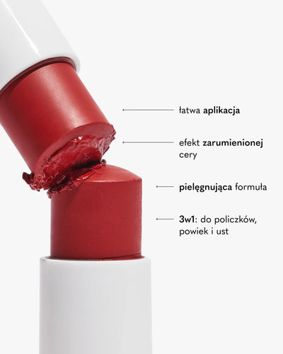 Zestaw świąteczny: róż w sticku i konturówka